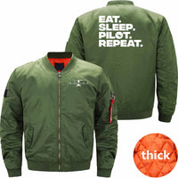 Thumbnail for HELICOPTER Ma-1 Bomber Jacket Flight Jacket Aviator Jacket THE AV8R