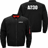 Thumbnail for AIRBUS A330  Ma-1 Bomber Jacket Flight Jacket Aviator Jacket THE AV8R