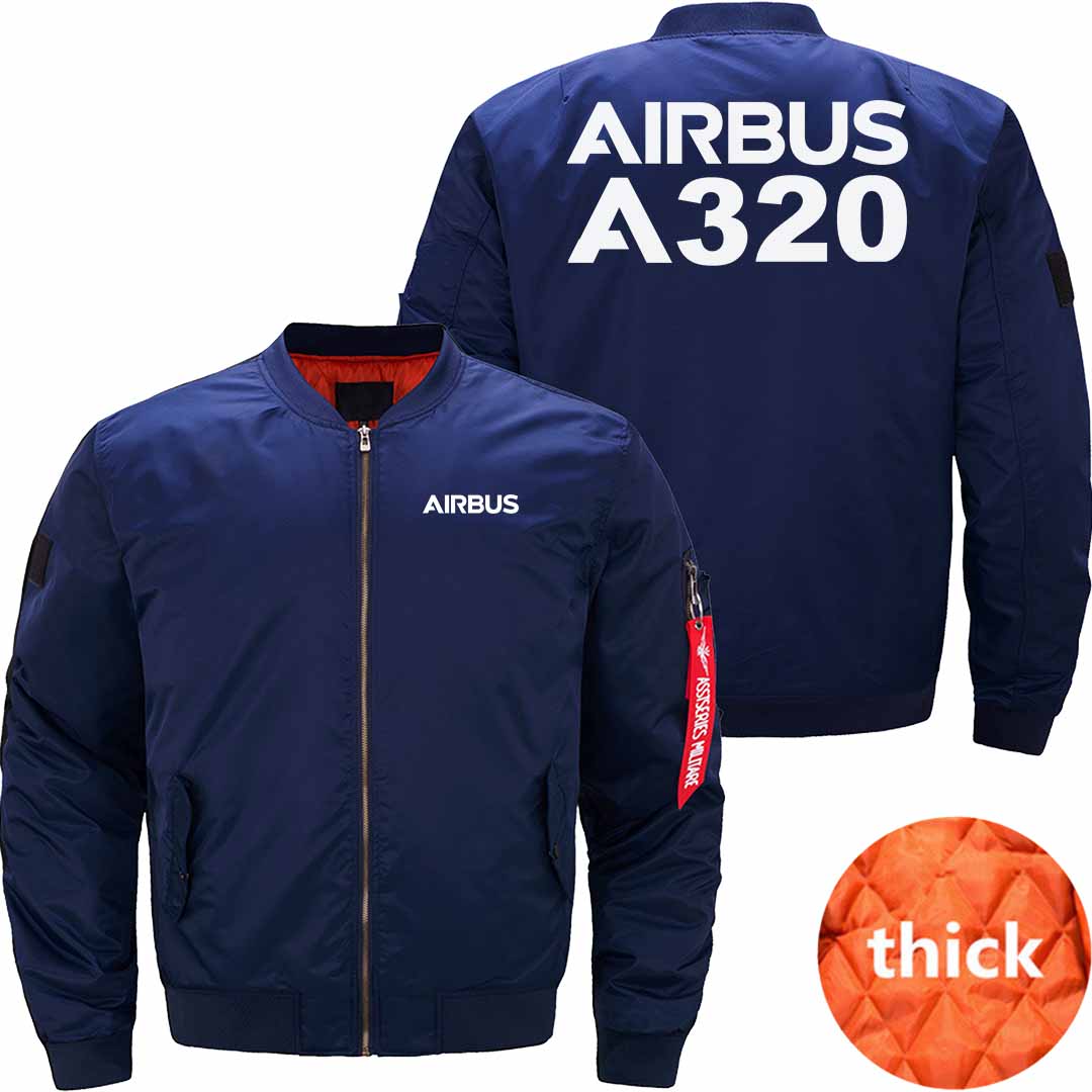 AIRBUS A320  Ma-1 Bomber Jacket Flight Jacket Aviator Jacket THE AV8R