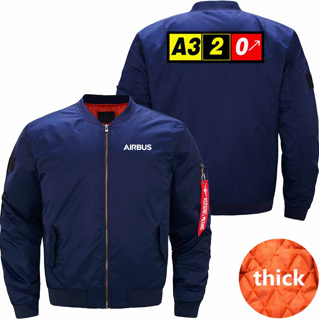 AIRBUS A320 Ma-1 Bomber Jacket Flight Jacket Aviator Jacket THE AV8R