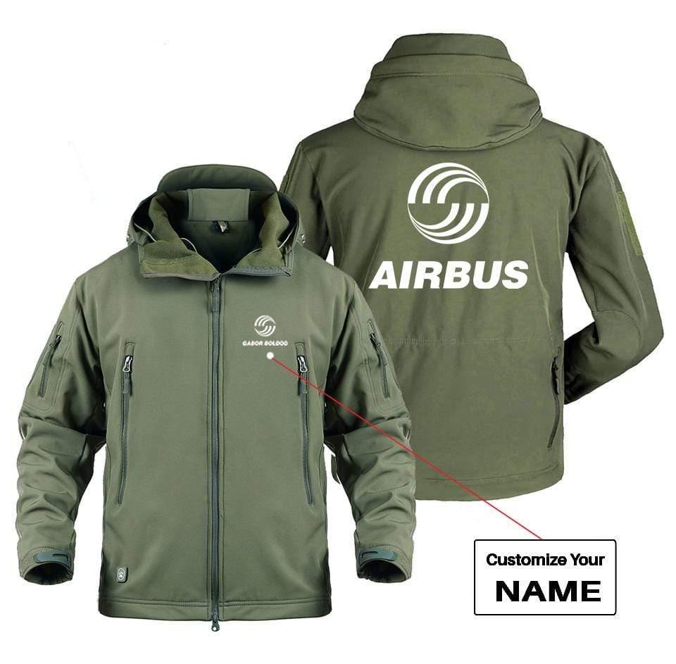 AIRBUS LOGO CUSTOM NAME DESIGNED MILITARY FLEECE THE AV8R