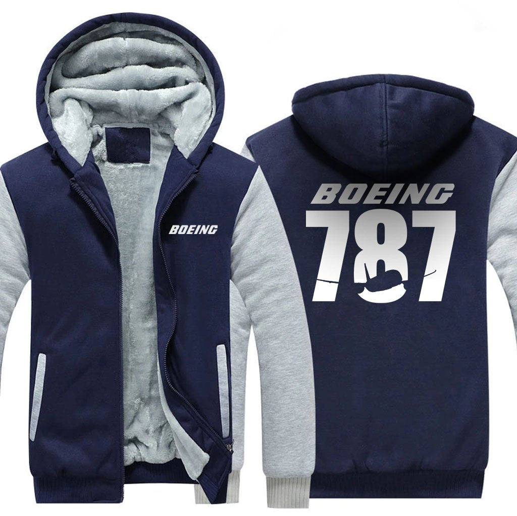 B787 DESIGNED ZIPPER SWEATERS THE AV8R