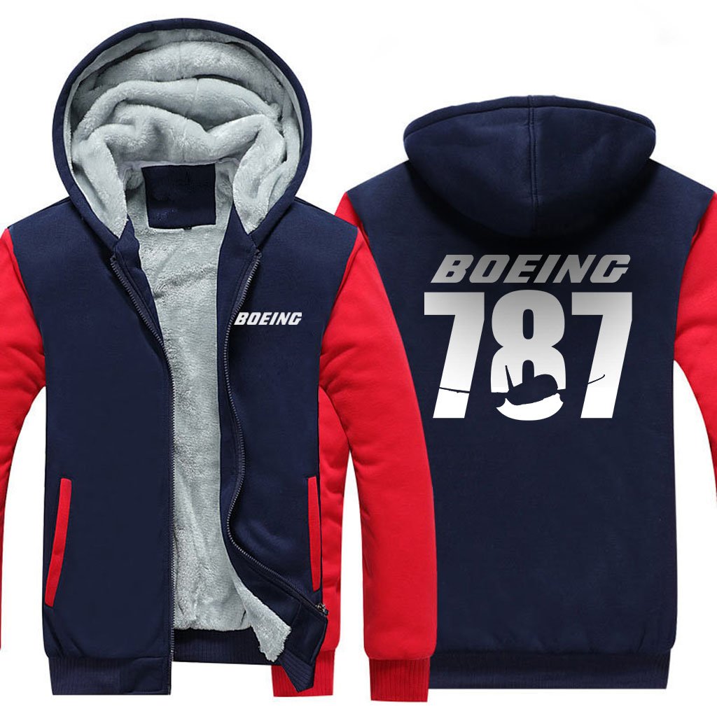 B787 DESIGNED ZIPPER SWEATERS THE AV8R