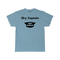 Thumbnail for Sky Captain Airline Pilot Hat Light-Monotone T-SHIRT THE AV8R