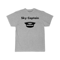 Thumbnail for Sky Captain Airline Pilot Hat Light-Monotone T-SHIRT THE AV8R