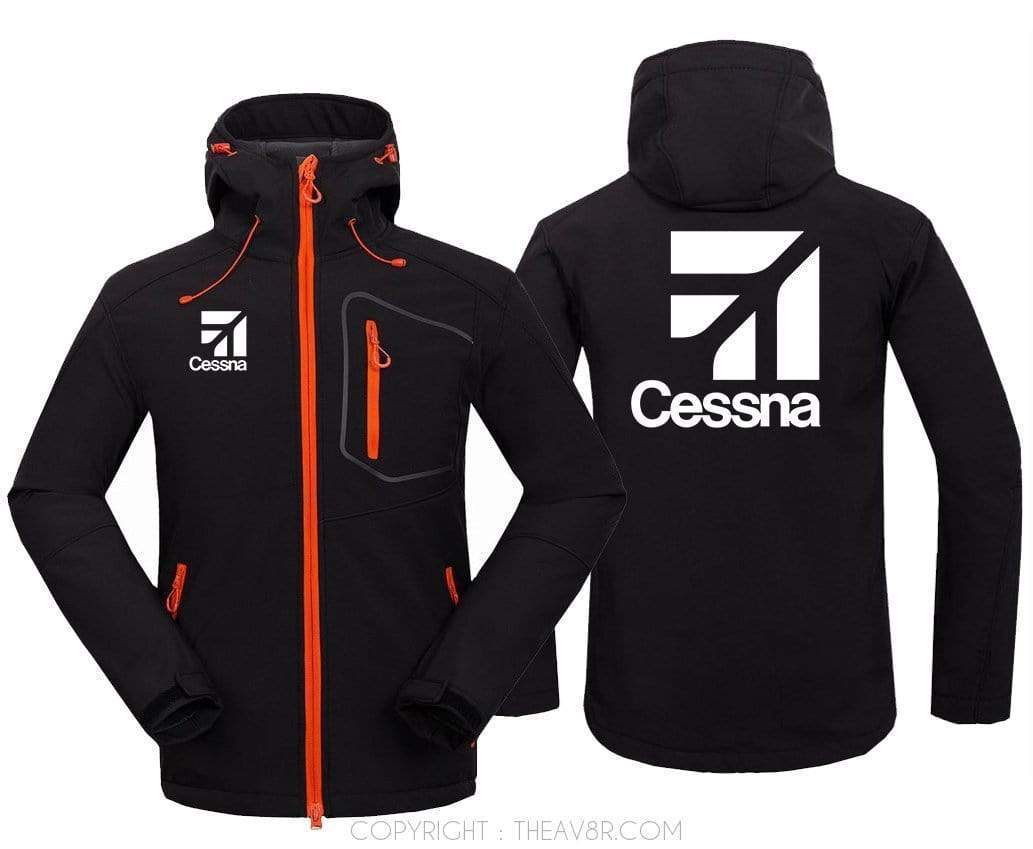 CESSNA FLEECE HODIE THE AV8R