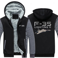 Thumbnail for F-35 DESIGNED ZIPPER SWEATER THE AV8R