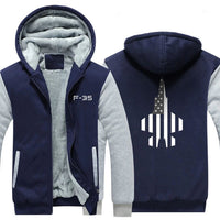 Thumbnail for F-35 DESIGNED ZIPPER SWEATER THE AV8R