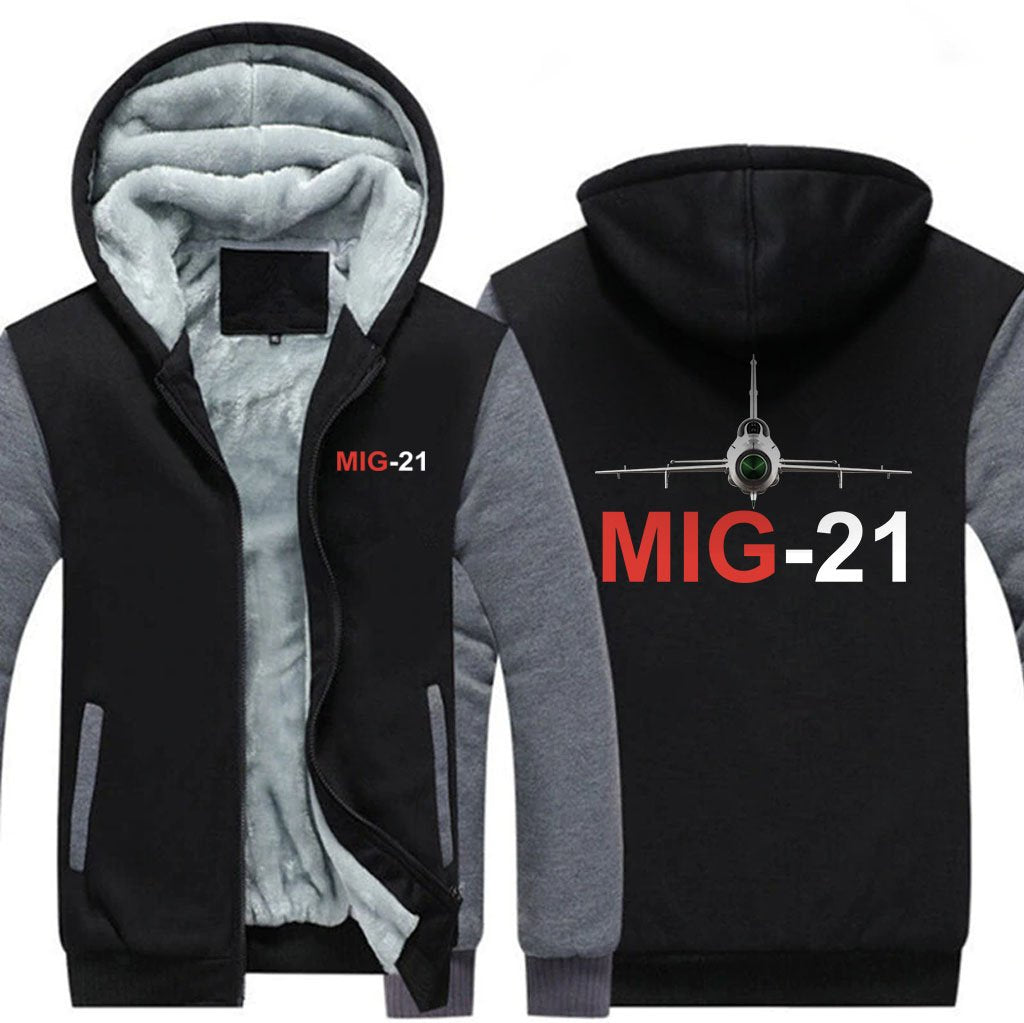 M I G  2 1  DESIGNED ZIPPER SWEATER THE AV8R