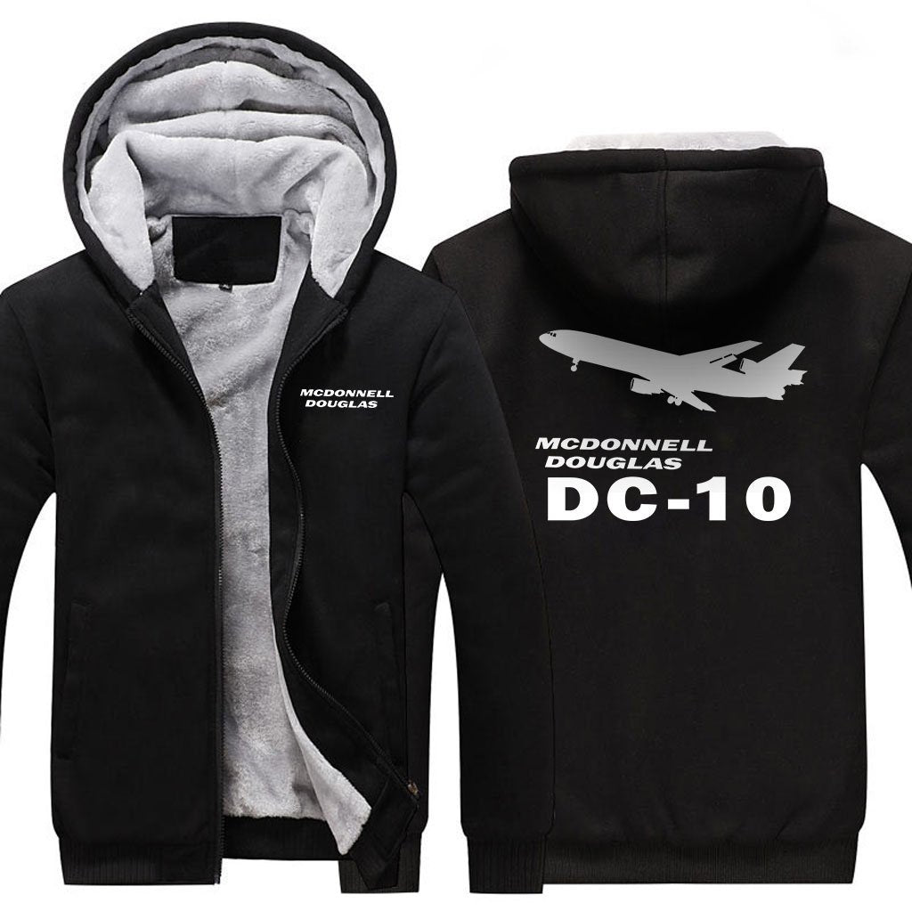 MCDONNELL DOUGLAS DC 10 DESIGNED ZIPPER SWEATER THE AV8R