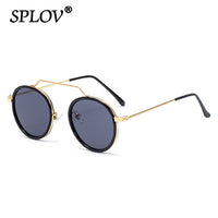 Thumbnail for Hot Sale Retro Round Sunglasses Men Women Brand Designer Punk Glasses AV8R