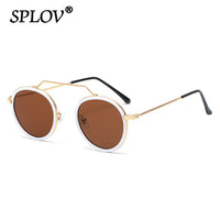 Thumbnail for Hot Sale Retro Round Sunglasses Men Women Brand Designer Punk Glasses AV8R
