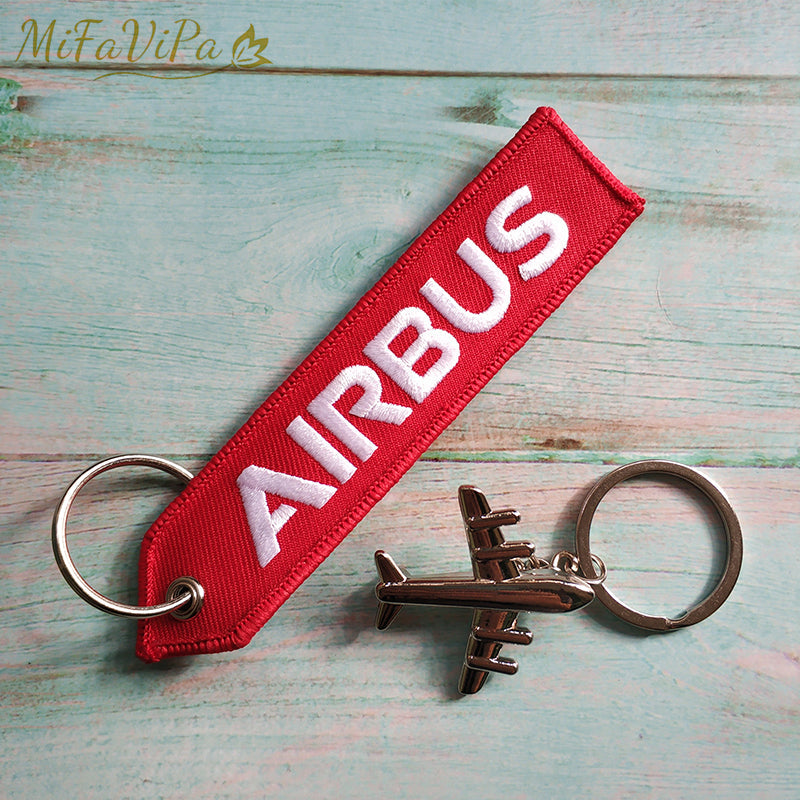 Fashion Trinket AIRBUS Gift Aviation Keychain Aircraft Key Chain AV8R