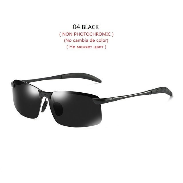 Photochromic Polarized Sunglasses Men Driving Chameleon Glasses AV8R