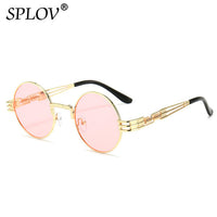 Thumbnail for New Fashion Retro Steampunk Round Metal Sunglasses for Men and Women AV8R