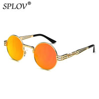 Thumbnail for New Fashion Retro Steampunk Round Metal Sunglasses for Men and Women AV8R