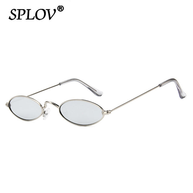 Retro Small Oval Sunglasses Men Women SteamPunk Vintage Sun Glasses AV8R