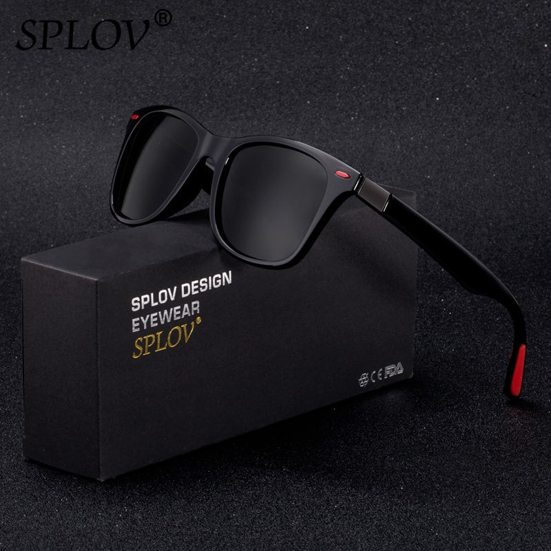 Classic Square Polarized Sunglasses Men Women Fashion Driving Sun Glasses AV8R