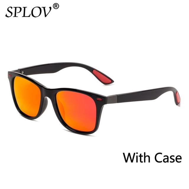 Classic Square Polarized Sunglasses Men Women Fashion Driving Sun Glasses AV8R