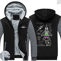 Thumbnail for THE F-1 5 EAGLE HOODIES ZIPPER SWEATERS THE AV8R