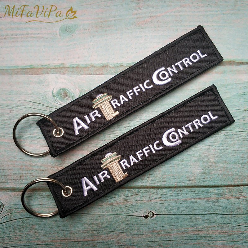 1 PC BLACK LLAVERO AIR TRAFFIC CONTROLLER KEYCHAINS - PILOTSX