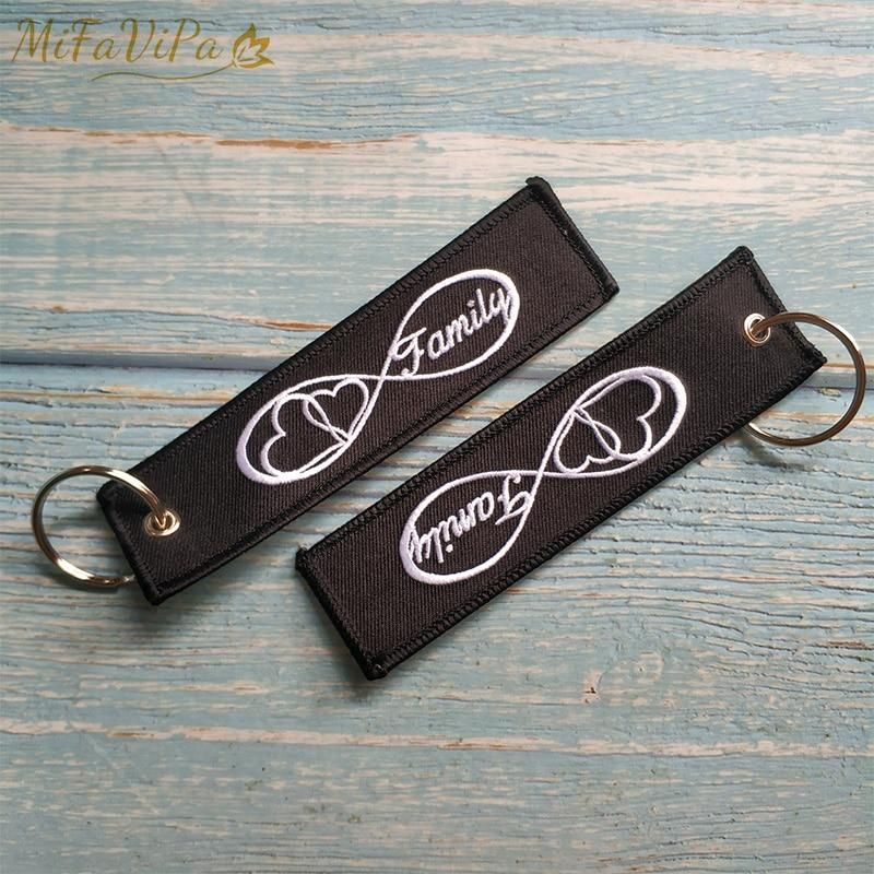 1 PSC EMBROIDERY FAMILY INFINITY LOVE KEYCHAIN - PILOTSX