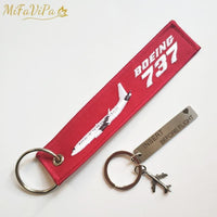 Thumbnail for 1 SET BOEING 737 EMBROIDERY KEY CHAIN - PILOTSX