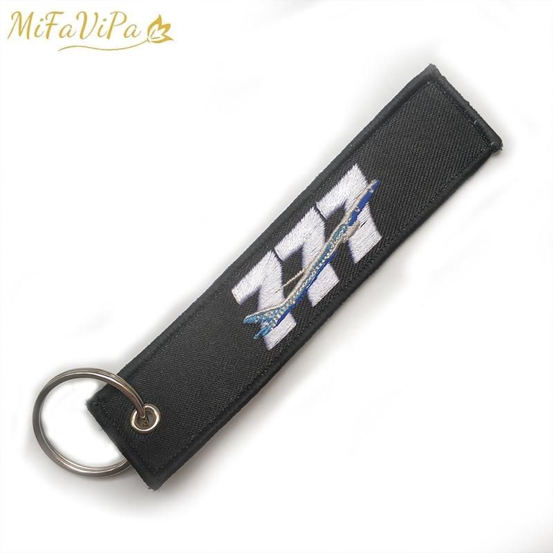 1 SET BOEING 777 747 EMBROIDERY KEY CHAIN - PILOTSX