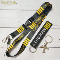 Thumbnail for 1 SET ENGINEER LANYARDS KEYCHAINS NECK STRAP KEY CHAIN - PILOTSX