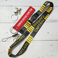 Thumbnail for 1 SET ENGINEER LANYARDS KEYCHAINS NECK STRAP KEY CHAIN - PILOTSX