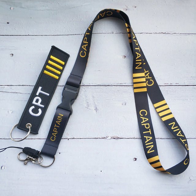 1 SET ENGINEER LANYARDS NECK STRAP PHONE KEY CHAIN - PILOTSX