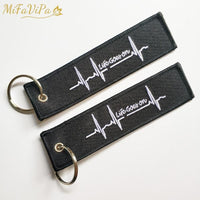 Thumbnail for 10 PCS HEARTBEAT EMBROIDERY KEY CHAIN - PILOTSX