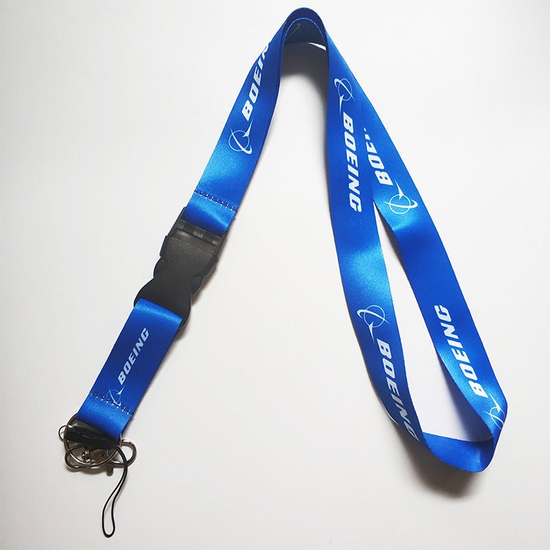 100 PCS FASHION TRINKET BOEING LANYARDS NECK STRAP PHONE CHAVEIRO KEY CHAIN - PILOTSX