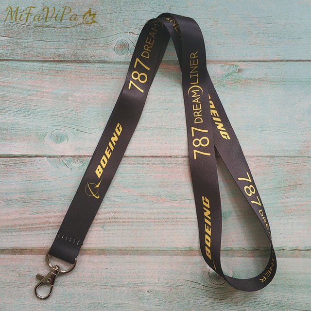 100 PCS FASHION TRINKETS BOEING NECK STRAP CHAVEIRO KEY CHAIN - PILOTSX