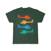 Thumbnail for Retro Sunset Helicopter T-SHIRT A V 8 R