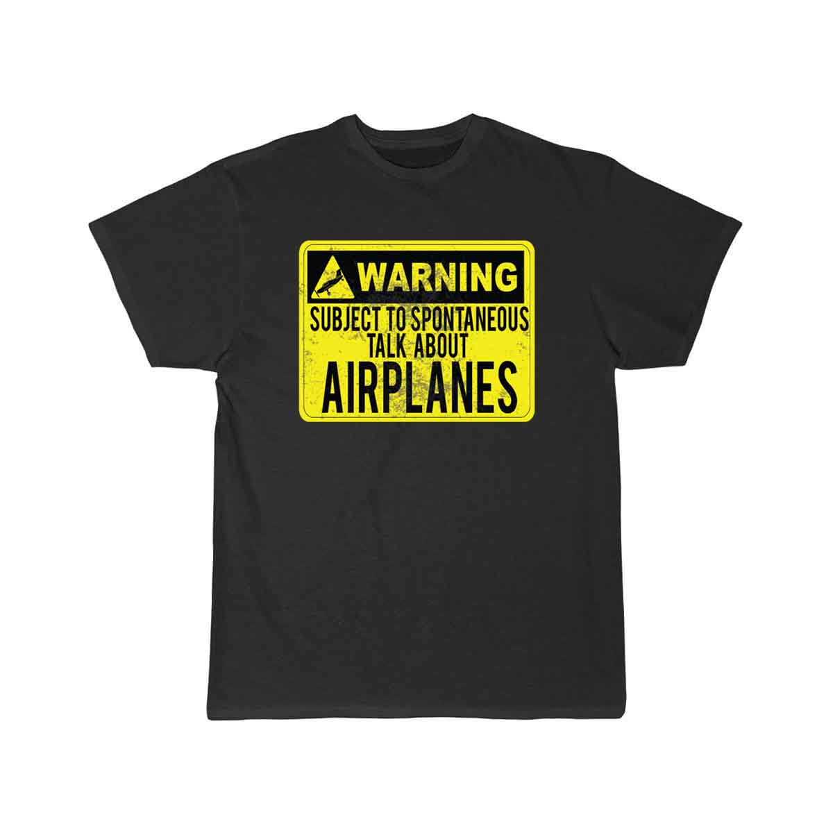 WARNING AIRPLANES T SHIRT THE AV8R