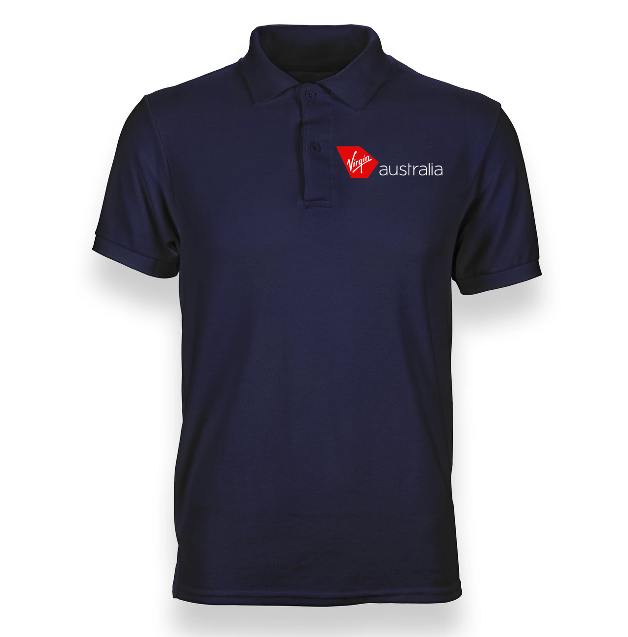 VIRGIN AIRLINES POLO T-SHIRT (BACK AND FRONT LOGO)