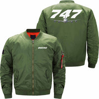 Thumbnail for Boeing 747 Ma-1 Bomber Jacket Flight Jacket Aviator Jacket THE AV8R