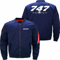 Thumbnail for Boeing 747 Ma-1 Bomber Jacket Flight Jacket Aviator Jacket THE AV8R