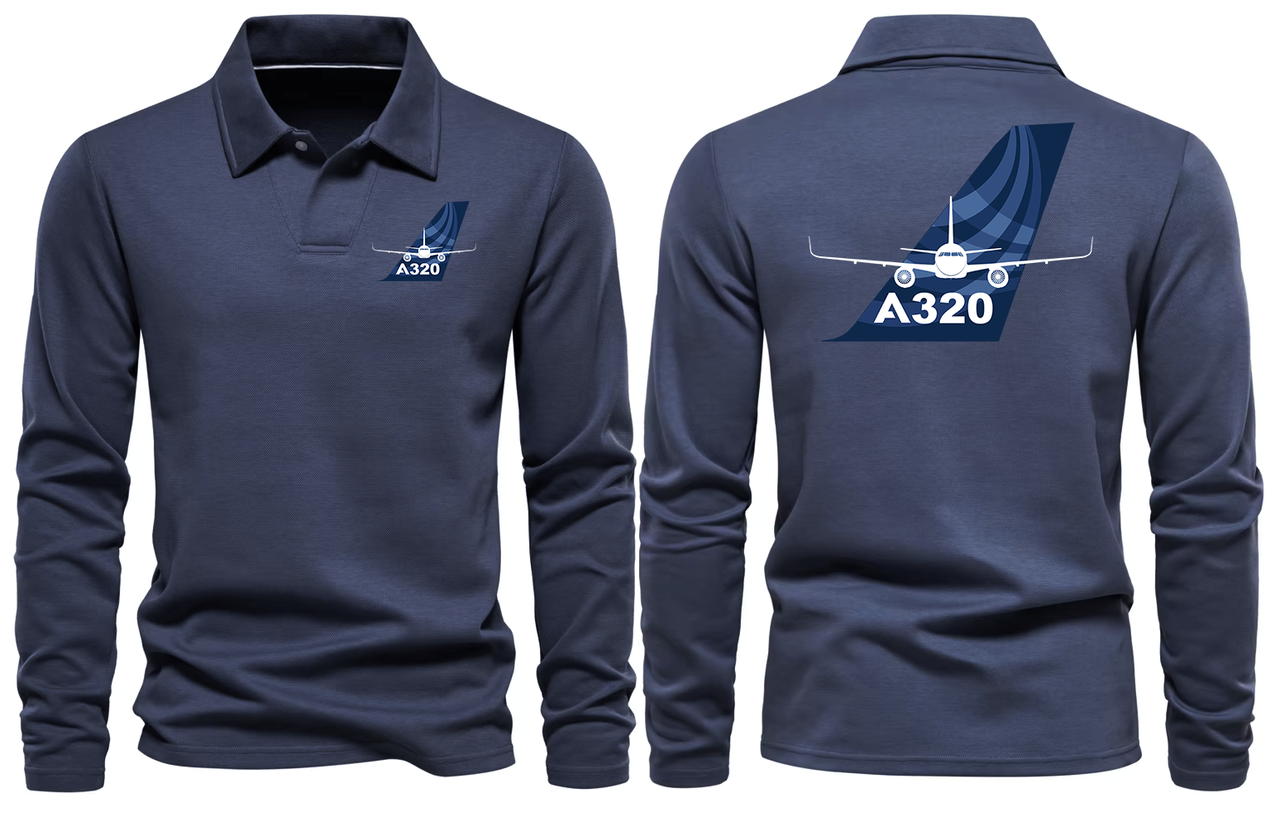 AIRBUS A320 LONG SLEEVE  POLO