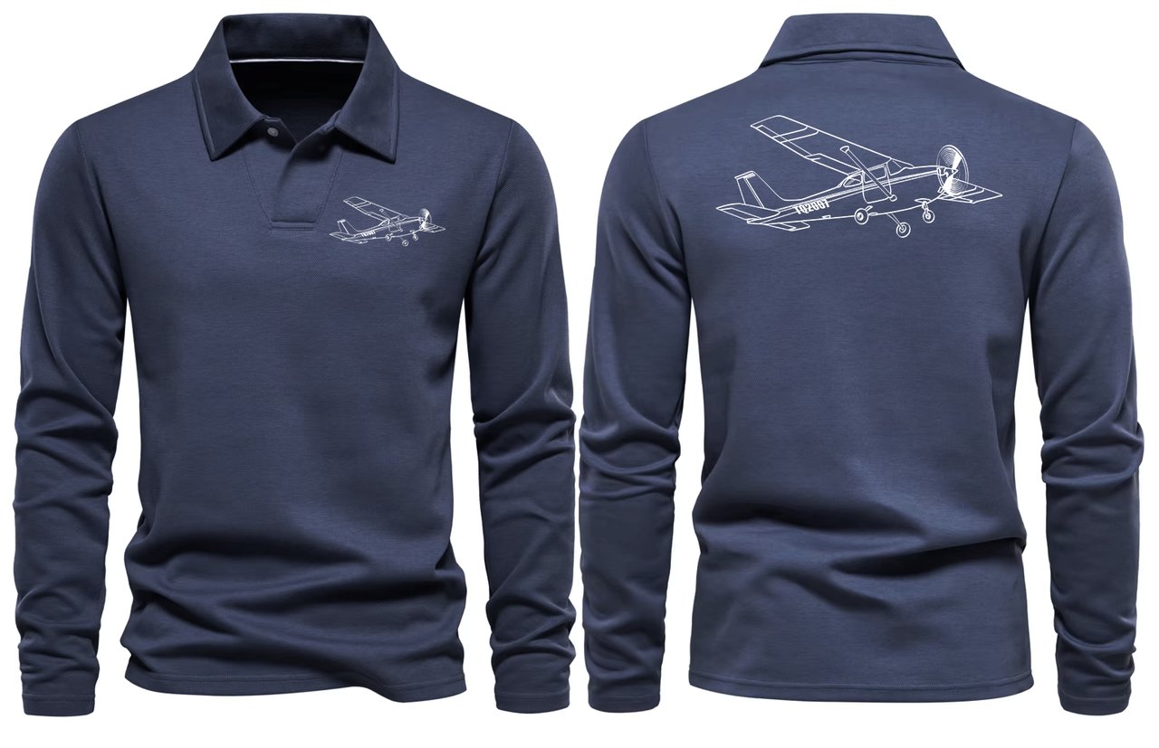 CESSNA LONG SLEEVE  POLO