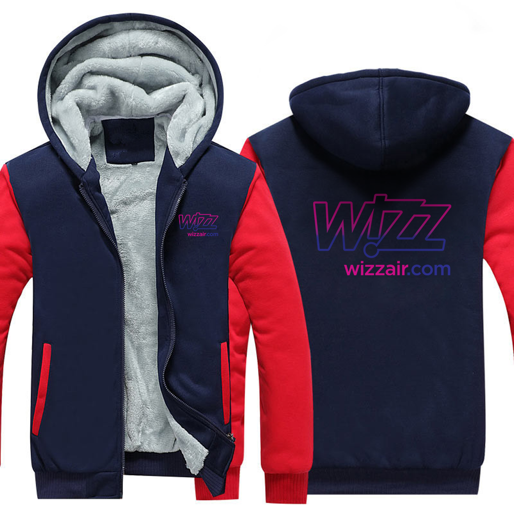 WIZZ AIRLINES  JACKETS FLEECE SWEATSHIRT