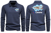 Thumbnail for CESSNA LONG SLEEVE  POLO