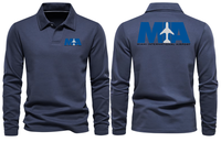 Thumbnail for MIA AIRPORT LONG SLEEVE  POLO