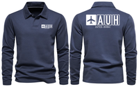 Thumbnail for AUH AIRPORT LONG SLEEVE POLO