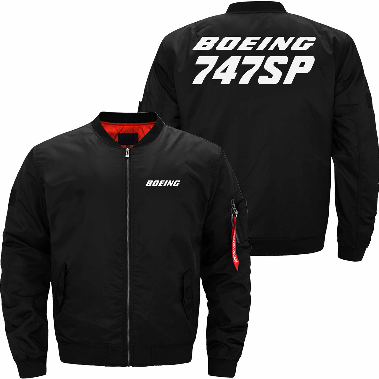 Boeing 747SP Ma-1 Bomber Jacket Flight Jacket Aviator Jacket THE AV8R