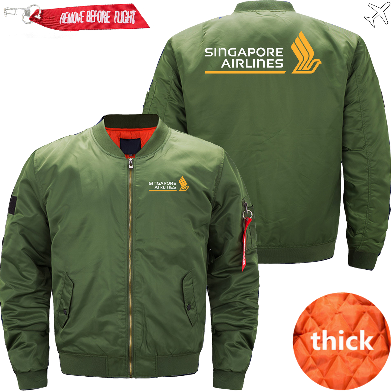 SINGAPORE AIRLINES MA1 JACKET THE AV8R