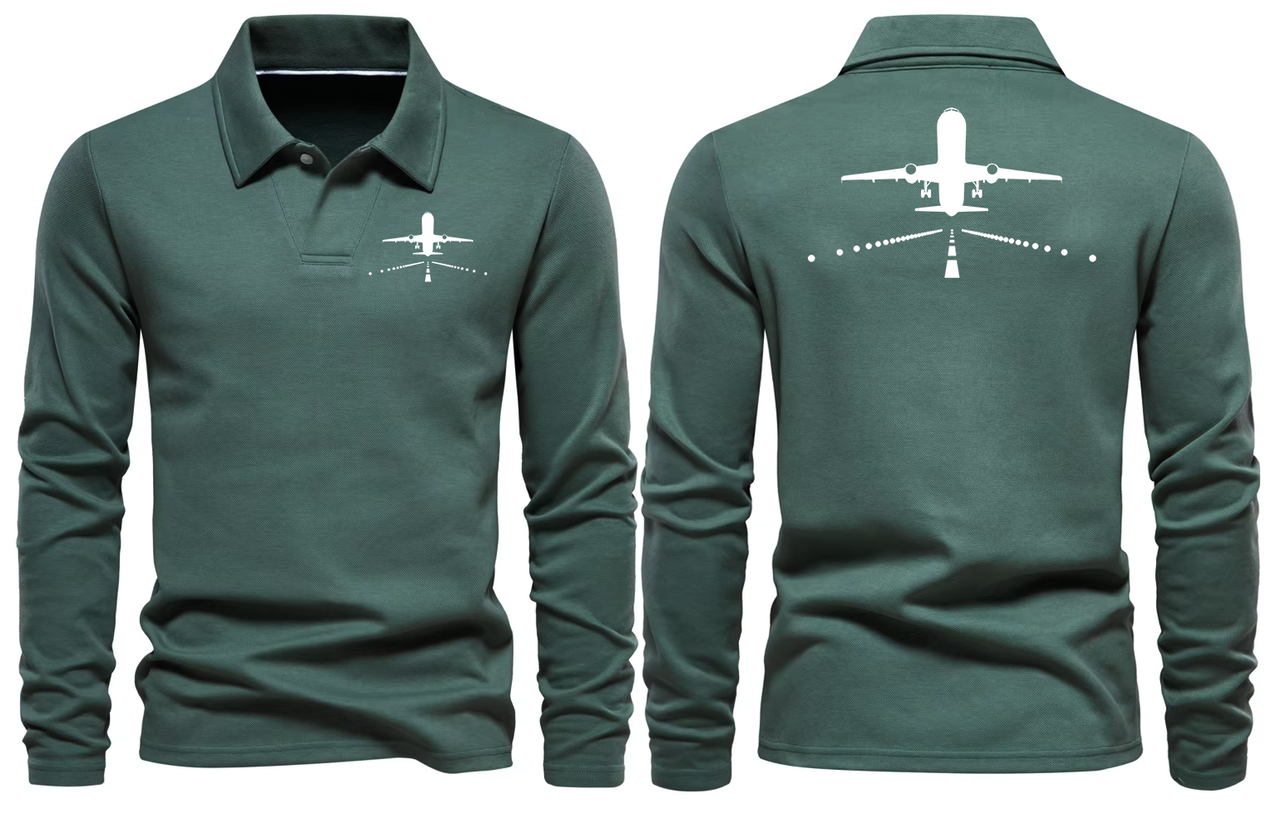 AIRBUS A330 LONG SLEEVE  POLO
