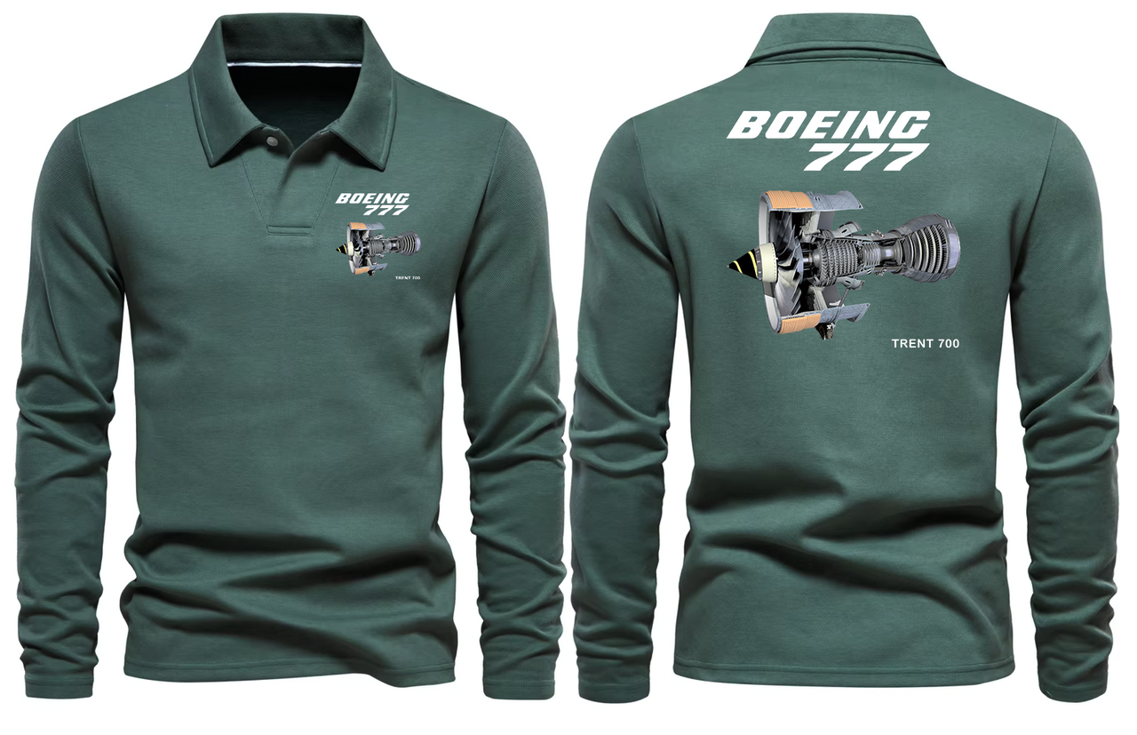 BOEING 777  TRENT700 LONG SLEEVE  POLO