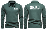 Thumbnail for ABQ AIRPORT LONG SLEEVE POLO